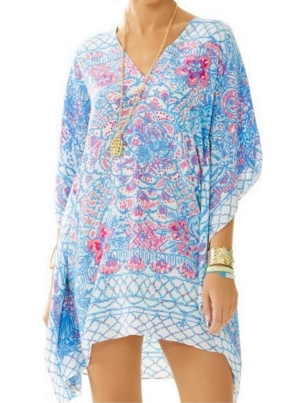 Lindamarie Caftan Pichers Picnic SzL/XL NWOT